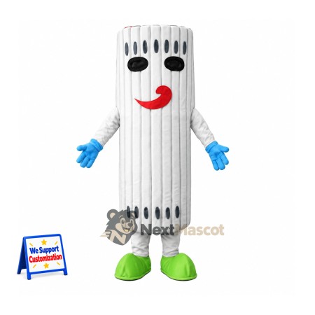 Radiator Mascot Costume - White Radiator Mascot Costume - White