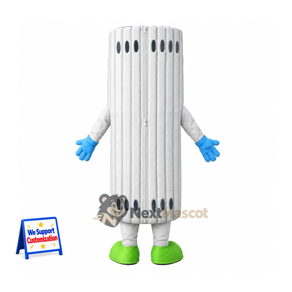 Radiator Mascot Costume - White Radiator Mascot Costume - White