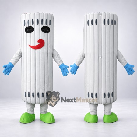 Radiator Mascot Costume - White Radiator Mascot Costume - White