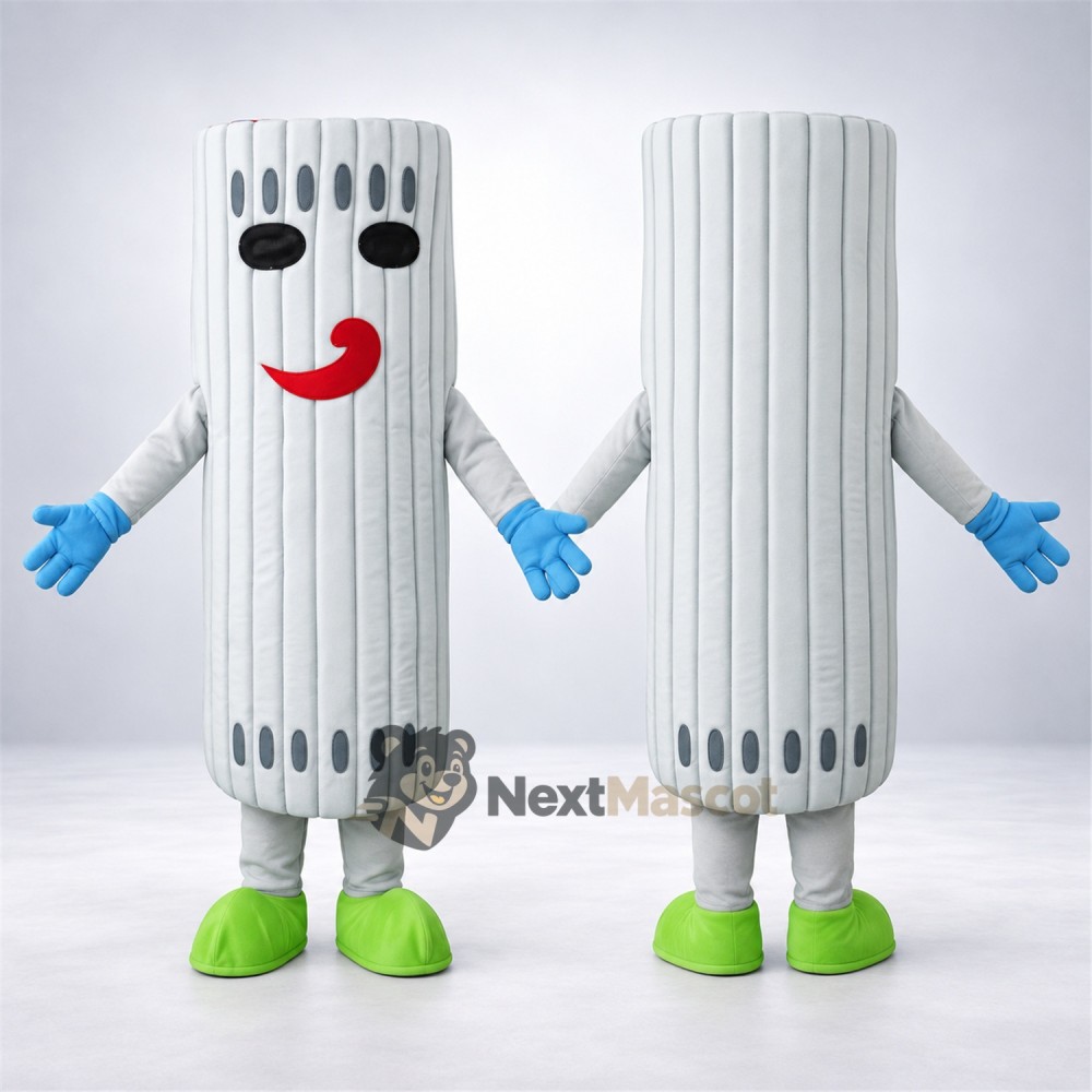 Radiator Mascot Costume - White for Parades Radiator Mascot Costume - White for Parades