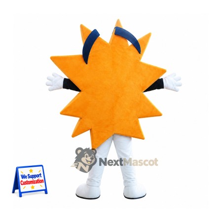 Sun Mascot Costume - Blue Cap Sun Mascot Costume - Blue Cap