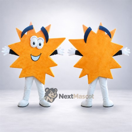 Sun Mascot Costume - Blue Cap Sun Mascot Costume - Blue Cap