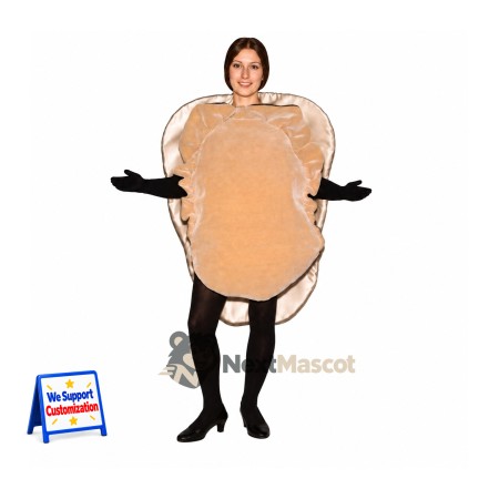 Peanut Butter Toast Mascot Costume Peanut Butter Toast Mascot Costume