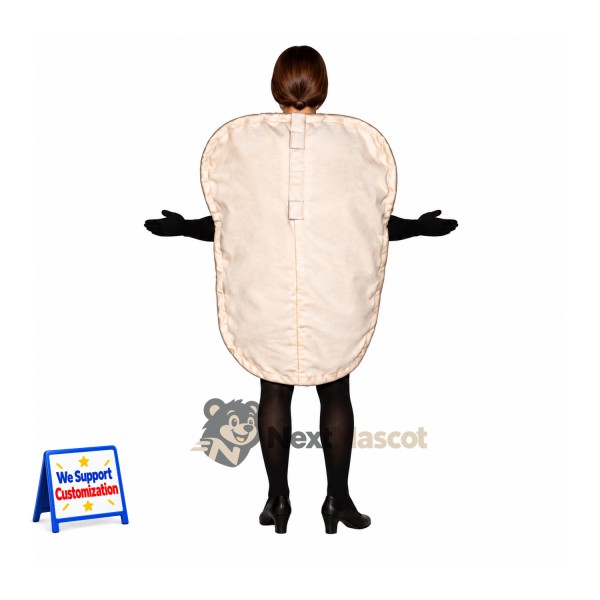 Peanut Butter Toast Mascot Costume Peanut Butter Toast Mascot Costume