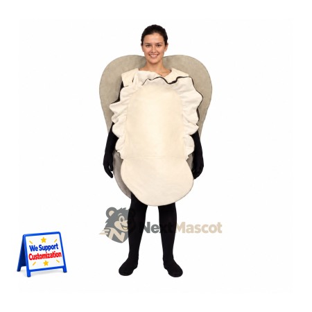 Toast Mascot Costume - Cream Toast Mascot Costume - Cream