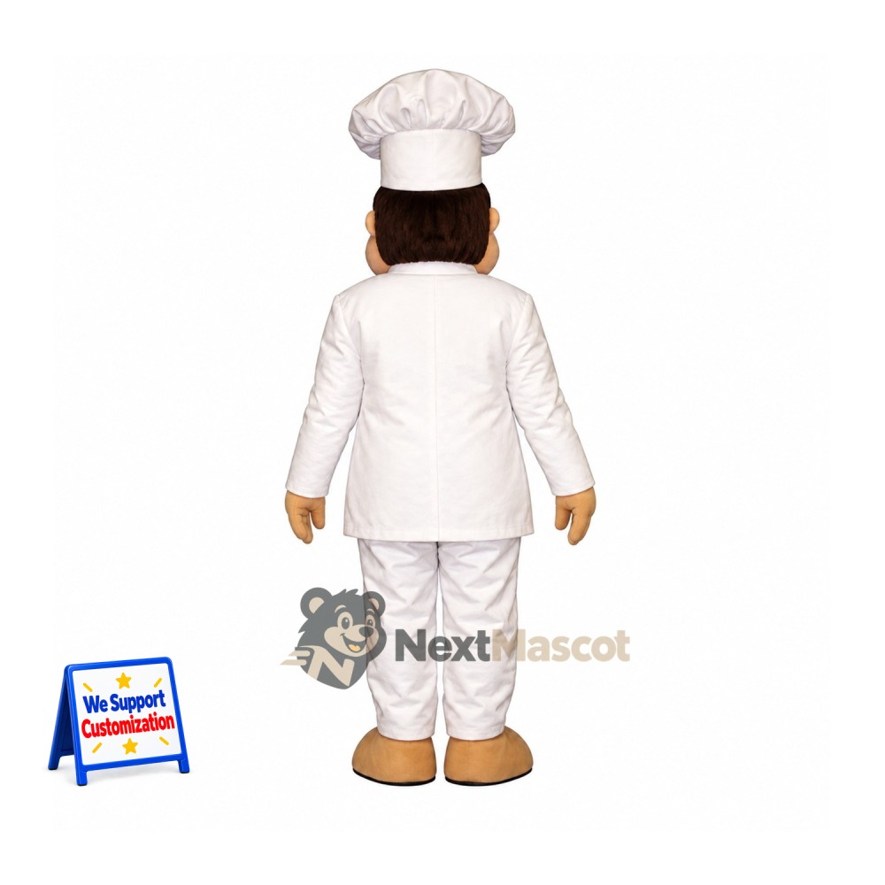 Chef Mascot Costume - Red Bow Tie Chef Mascot Costume - Red Bow Tie