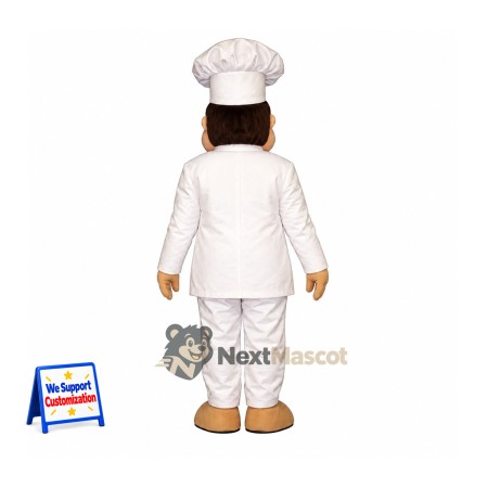 Chef Mascot Costume - Red Bow Tie Chef Mascot Costume - Red Bow Tie