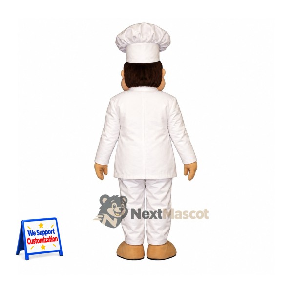Chef Mascot Costume - Red Bow Tie Chef Mascot Costume - Red Bow Tie