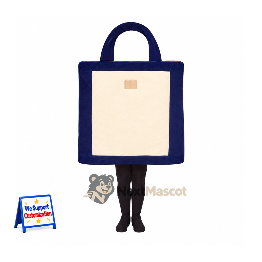 Shopping Bag Mascot Costume Shopping Bag Mascot Costume