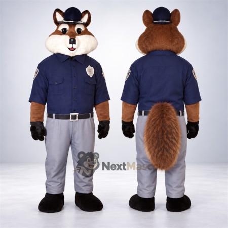 Fox Mascot Costume - Police Style