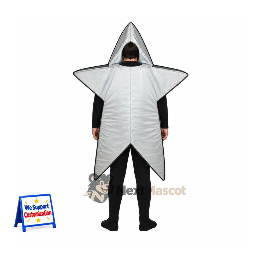 Star Mascot Costume - Silver Star Mascot Costume - Silver