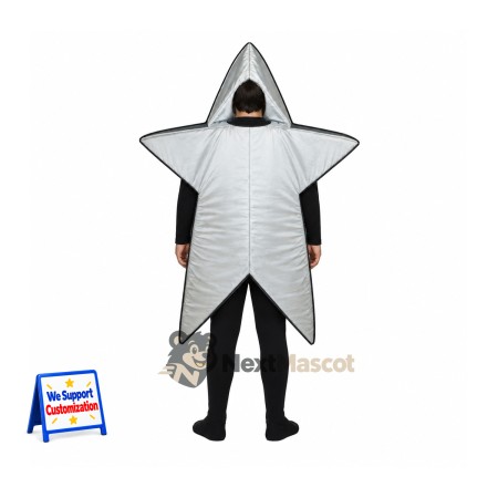 Star Mascot Costume - Silver Star Mascot Costume - Silver