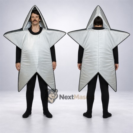Star Mascot Costume - Silver Star Mascot Costume - Silver
