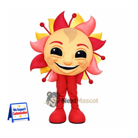 Sun Mascot Costume for Parades Sun Mascot Costume for Parades