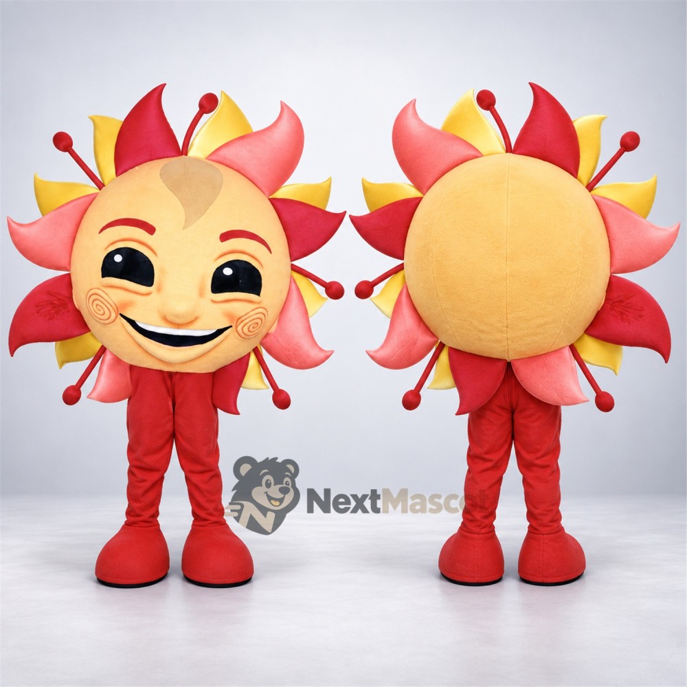 Sun Mascot Costume for Parades Sun Mascot Costume for Parades