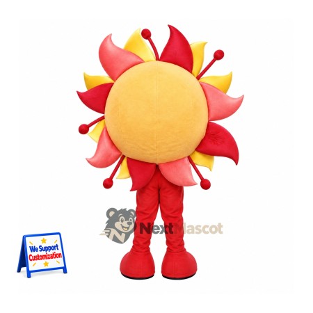Sun Mascot Costume for Parades Sun Mascot Costume for Parades