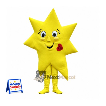 Sun Mascot Costume - Yellow Sun Mascot Costume - Yellow