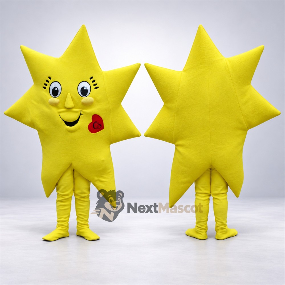 Sun Mascot Costume - Yellow Sun Mascot Costume - Yellow