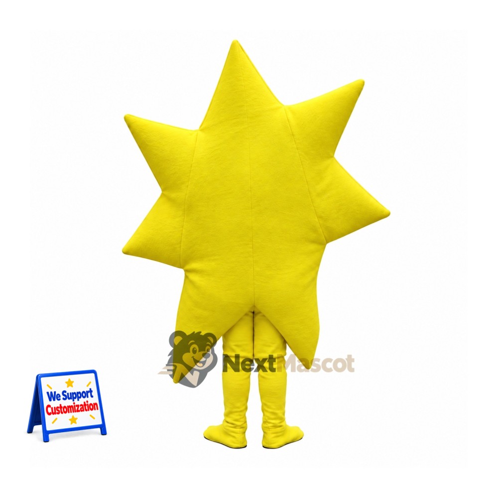 Sun Mascot Costume - Yellow Sun Mascot Costume - Yellow