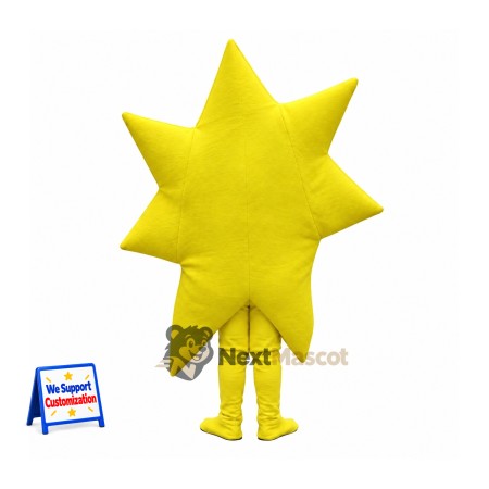 Sun Mascot Costume - Yellow Sun Mascot Costume - Yellow