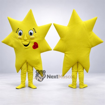 Sun Mascot Costume - Yellow Sun Mascot Costume - Yellow