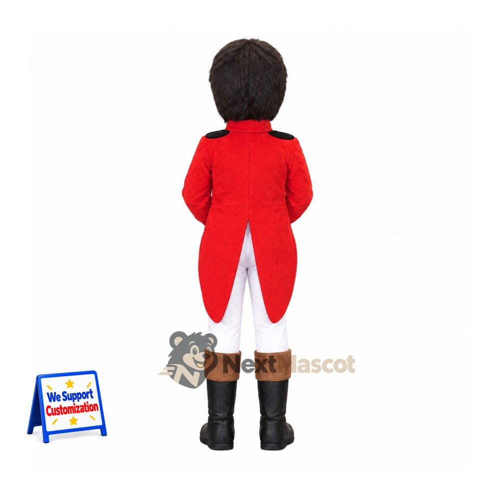 Colonial Soldier Mascot Costume for Community Events Colonial Soldier Mascot Costume for Community Events