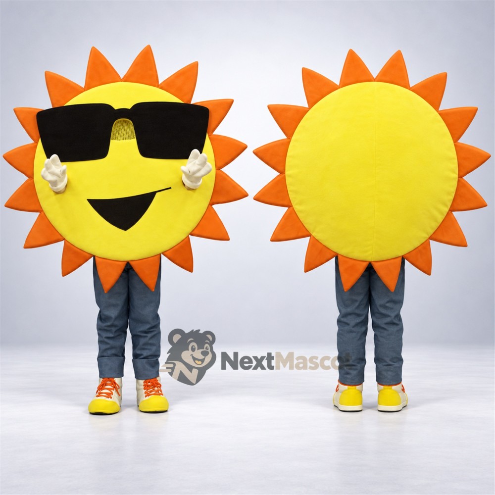 Sun Mascot Costume - Sunglasses for Pep Rallies