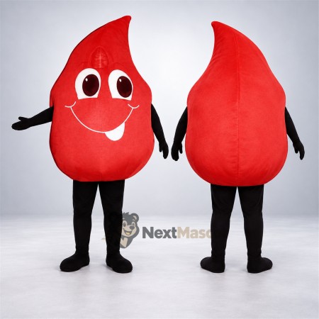 Blood Drop Mascot Costume for School Events Blood Drop Mascot Costume for School Events