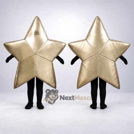 Star Mascot Costume - Gold for Parades Star Mascot Costume - Gold for Parades