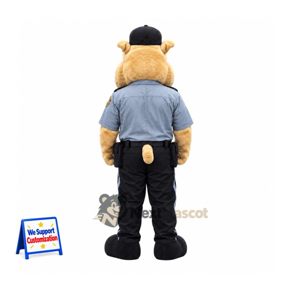 Dog Mascot Costume - Police Style for Community Events Dog Mascot Costume - Police Style for Community Events