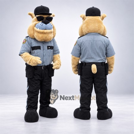 Dog Mascot Costume - Police Style for Community Events Dog Mascot Costume - Police Style for Community Events