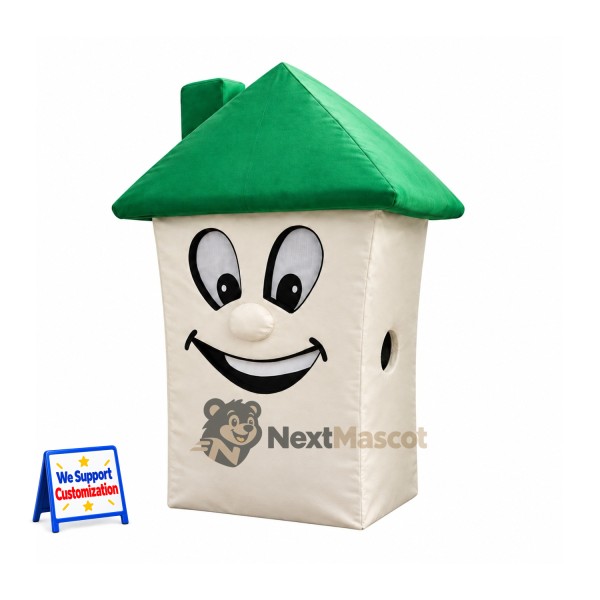House Mascot Costume - Green Roof