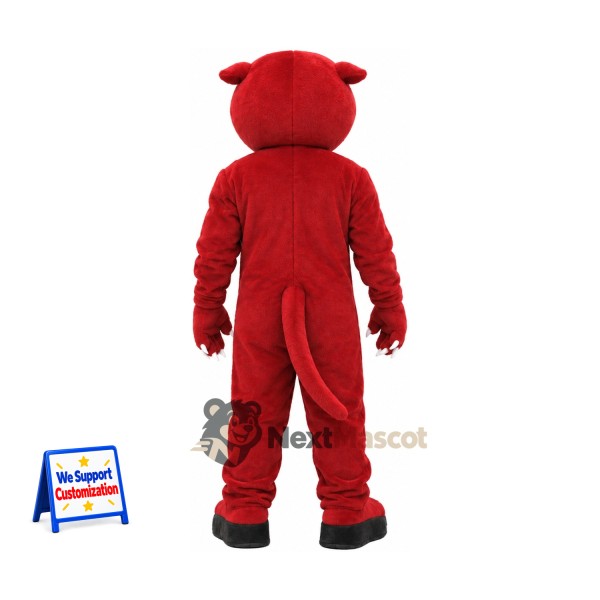 Panther Mascot Costume - Red Panther Mascot Costume - Red