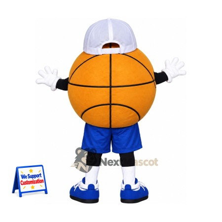 Basketball Mascot Costume - White Cap Basketball Mascot Costume - White Cap
