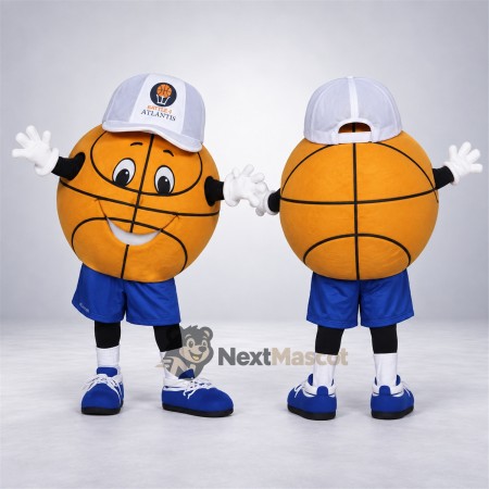 Basketball Mascot Costume - White Cap Basketball Mascot Costume - White Cap