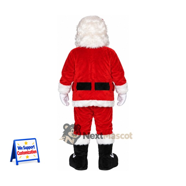 Santa Claus Mascot Costume for Winter Parties Santa Claus Mascot Costume for Winter Parties