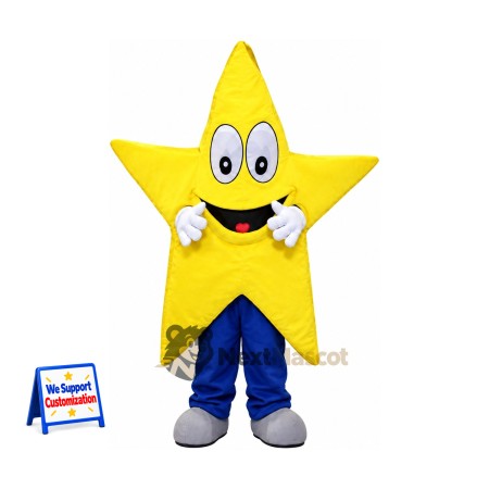 Star Mascot Costume - Yellow for School Events Star Mascot Costume - Yellow for School Events