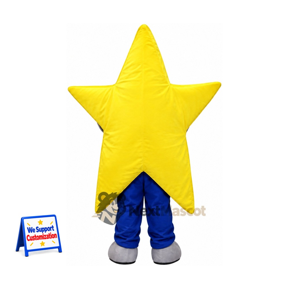 Star Mascot Costume - Yellow for School Events Star Mascot Costume - Yellow for School Events