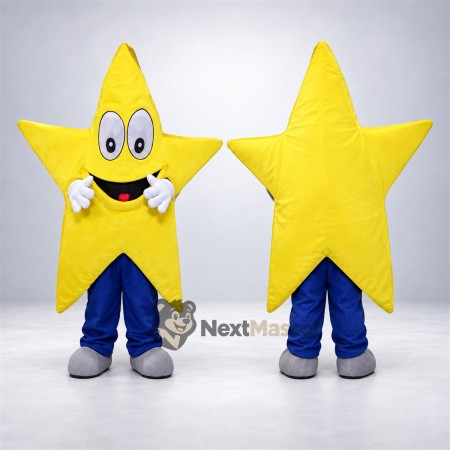 Star Mascot Costume - Yellow for School Events Star Mascot Costume - Yellow for School Events