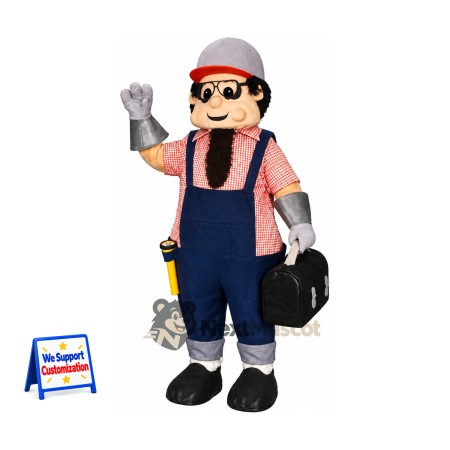 Mechanic Mascot Costume Mechanic Mascot Costume
