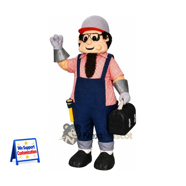 Mechanic Mascot Costume