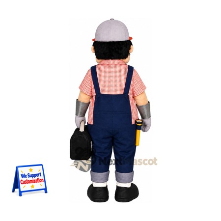 Mechanic Mascot Costume Mechanic Mascot Costume