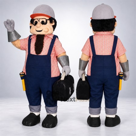 Mechanic Mascot Costume Mechanic Mascot Costume