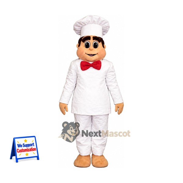 Chef Mascot Costume - Red Bow Tie for Parades