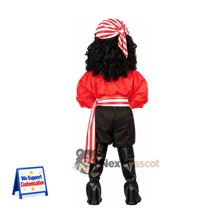 Pirate Mascot Costume - Red Shirt Pirate Mascot Costume - Red Shirt