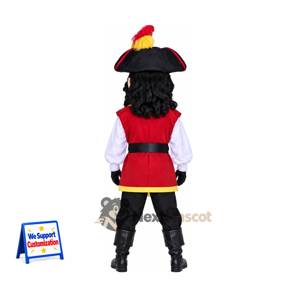 Pirate Captain Mascot Costume for School Events Pirate Captain Mascot Costume for School Events