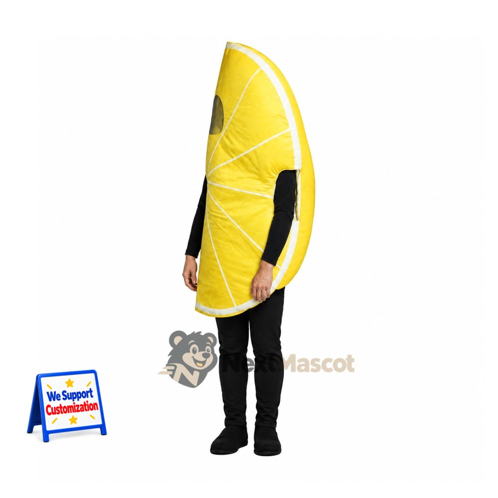 Lemon Slice Mascot Costume Lemon Slice Mascot Costume