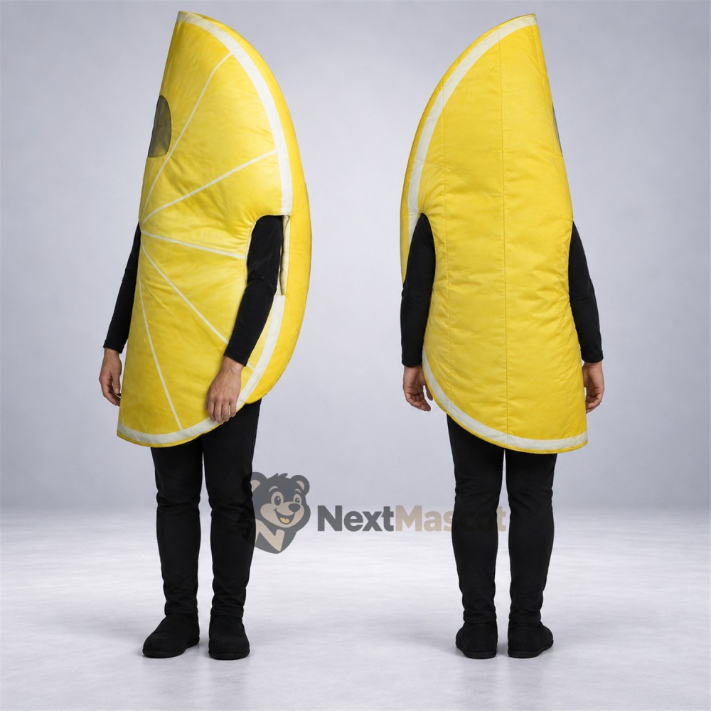 Lemon Slice Mascot Costume Lemon Slice Mascot Costume