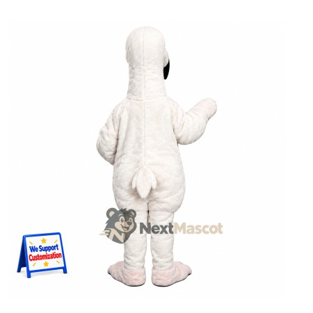 Parrot Mascot Costume - White Parrot Mascot Costume - White