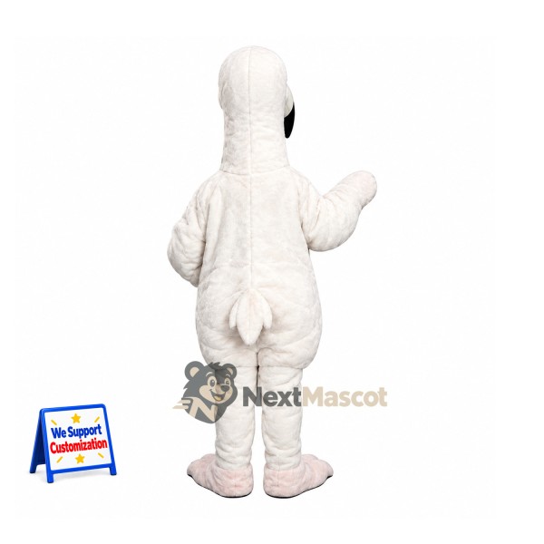 Parrot Mascot Costume - White Parrot Mascot Costume - White